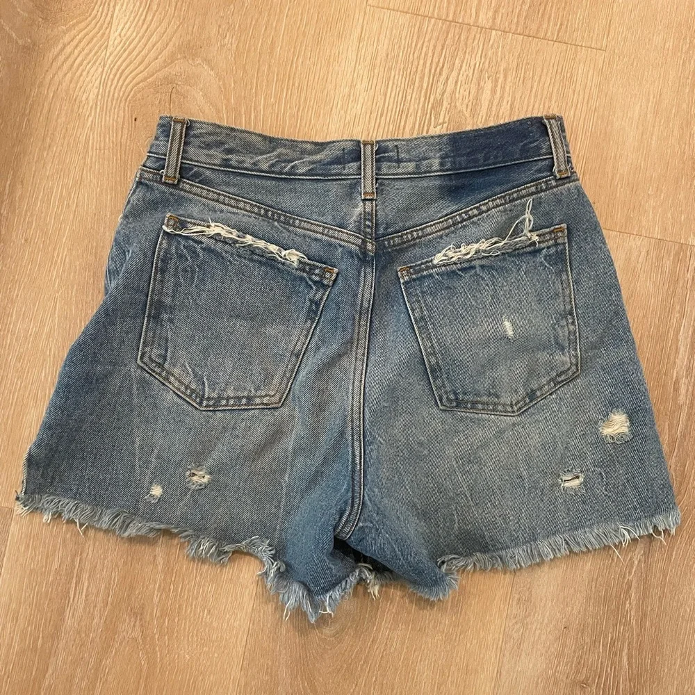 Abercrombie High-Rise Denim Shorts